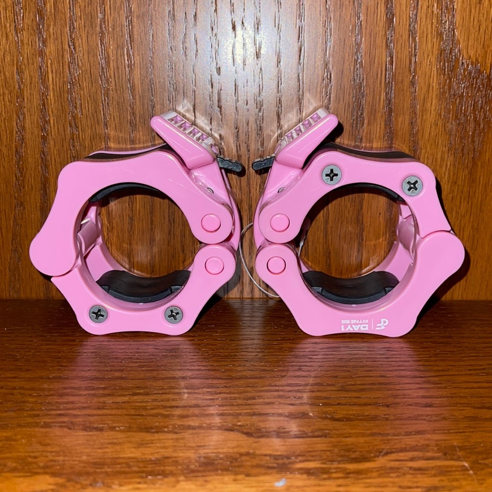 Pink Weight clips